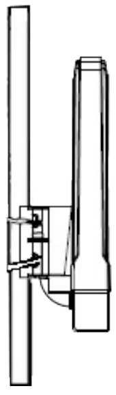 GUIDA RAPIDA PER IL MONTAGGIO Il Breldo AP Outdoor viene montato a palo. Di seguito i rispettivi passaggi per il montaggio specifico. Montaggio a Palo Step#1.