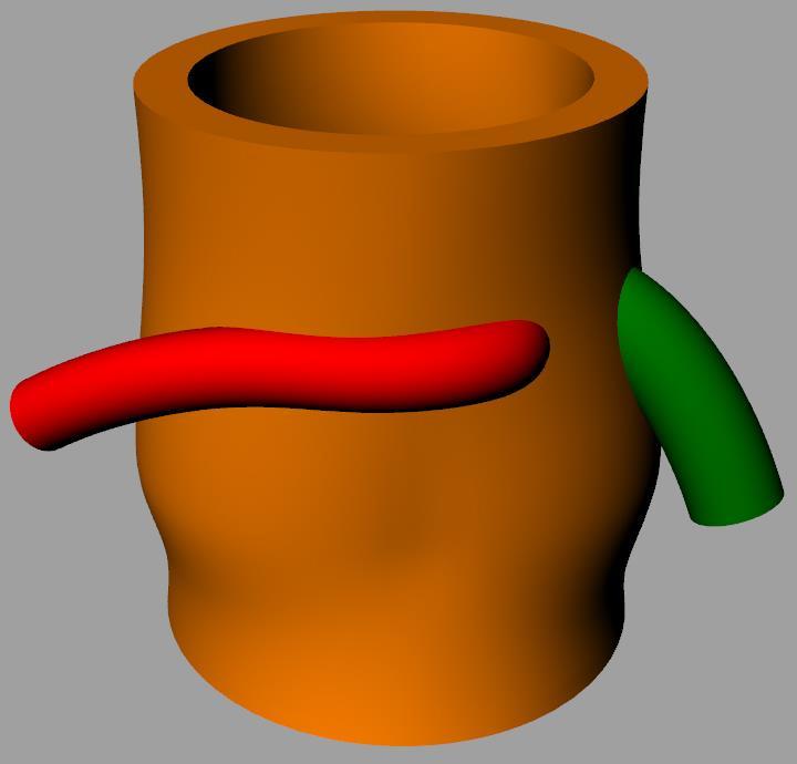 Costruito con un totale di 33 PARAMETRI 9 ereditati dal modello di partenza 24 definiti in maniera alternativa Principali modifiche al modello iniziale: Nuovo Modello RADICE AORTICA (19 parametri)