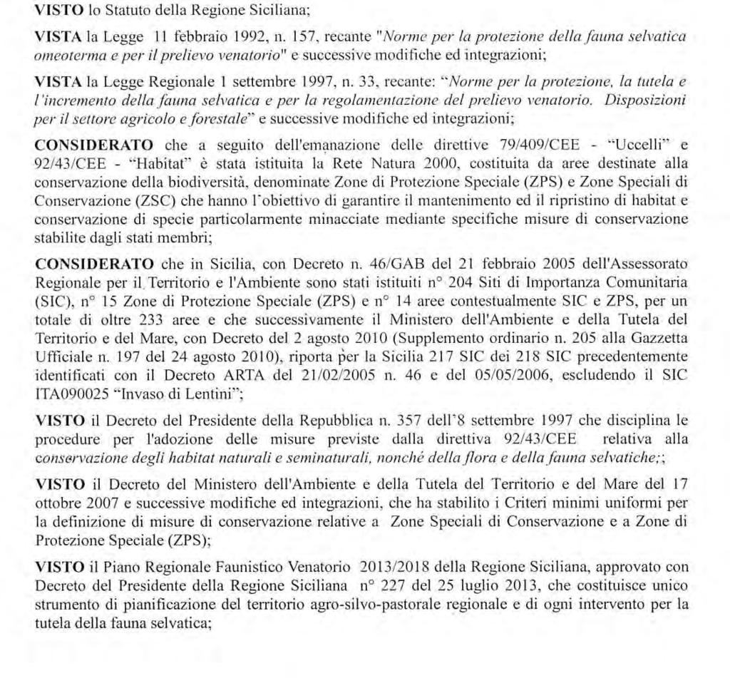 54 Suppl. ord. alla GAZZETTA UFFICIALE DELLA REGIONE SICILIANA (p. I) n. 35 del 12-8-2016 (n. 28) DECRETO 7 luglio 2016.