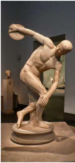 Discobolo Opera dello scultore Mirone, giunge a noi in una delle copie marmoree di epoca romana, così come tutti gli altri bronzi dell artista greco.