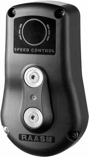 Lo Speed Control, grazie ad un montaggio veloce ed intuitivo, è utilizzabile in qualsiasi ambiente di lavoro e da qualsiasi operatore.