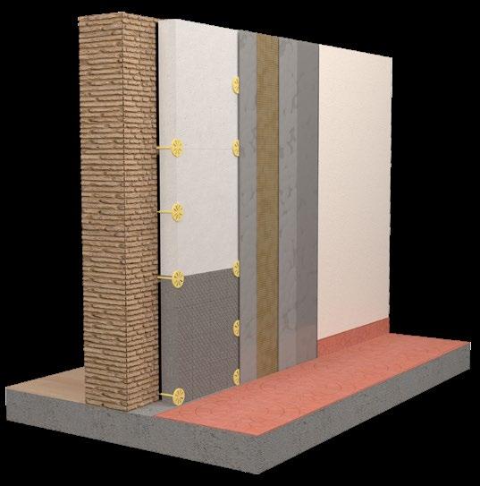 Murodur per zoccolatura cappotto LASTRE TABELLA ZONE CLIMATICHE PARETE TRA AMBIENTE RISCALDATO e