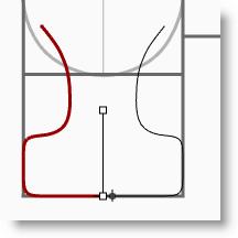 al piano di costruzione. Per creare la testa: 1 Passare al livello "Curve".