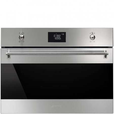 SF4390MCX Estetica classica EAN13: 8017709191443 Famiglia: Forno Estetica: Classica Alimentazione: Elettrico Categoria: Compatto 45 cm Metodo di Cottura: Microonde Combinato Colore: Inox antimpronta