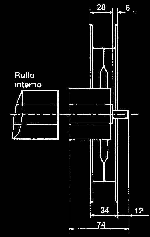 20 260 10 Rullo interno Tube inside con