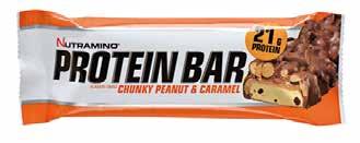 Protein Bar Crispy Barretta ad alto contenuto di proteine con edulcoranti.