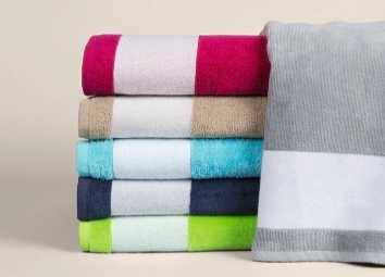 SOL S BAYSIDE asciugamano IN SPUGNa qualità - 100% cotone - Peso: 500 g/m² - Fascia tessuta liscia per facile personalizzazione - Altezza fascia 8 cm -