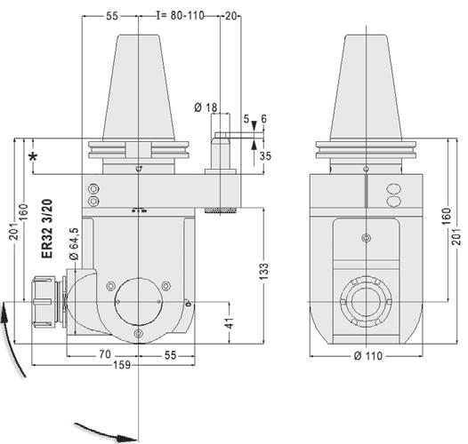 TESTE ANGOLARI A 0 E REGOLABILI DA 0 A 0 RIGHT AND 0 TO 0 ADJUSTABLE ANGLE HEADS τ = 1:1 RPM max = 4000 Nm max = 32 Peso Weight = kg 13 contrario opposite PER MACCHINE CON CAMBIO UTENSILE AUTOMATICO