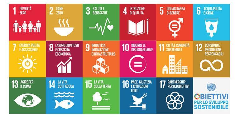 17 Obiettivi per lo Sviluppo Sostenibile (OSS) 17 Sustainable Development Goals (SDGs) I 17