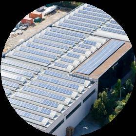 Energia pulita Impianto fotovoltaico La sede di Forlì è dotata di 636 pannelli solari ad alta efficienza, con una