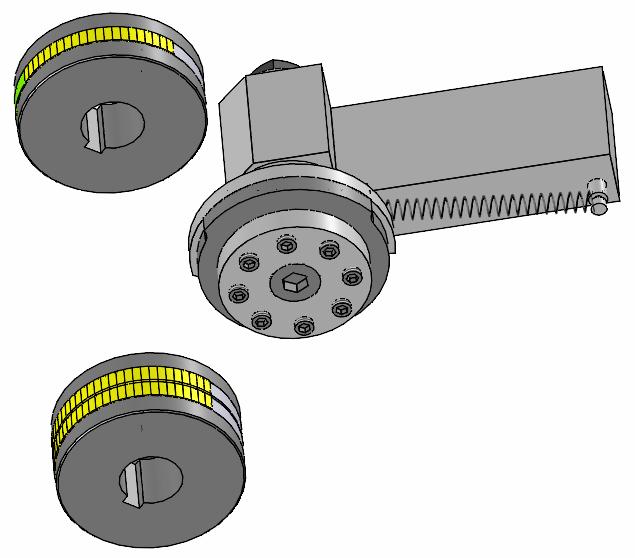 TRASCINATORE DRIVER 750115 on request A B 756800 RULLO MARCATORE STANDARD CON CARATTERI ITERCAMBIABILI A RICHIESTA MARKING ROLL STANDARD WITH INTECHANGEABLE CHARACTERS ON REQUEST H RULLO MARCATORE