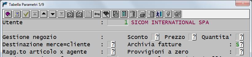 Gestione da utilizzare, esempio DDT Fattura Immediata Nota di Accredito Nota di Addebito ecc.