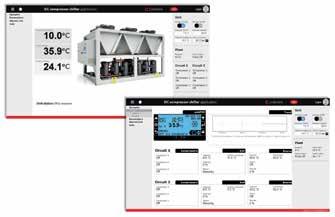 Applicativo software ekapt L applicativo software ekapt sviluppato per i refrigeratori EKS consente un facile accesso ai parametri di configurazione e gestione della macchina con il sistema di menu