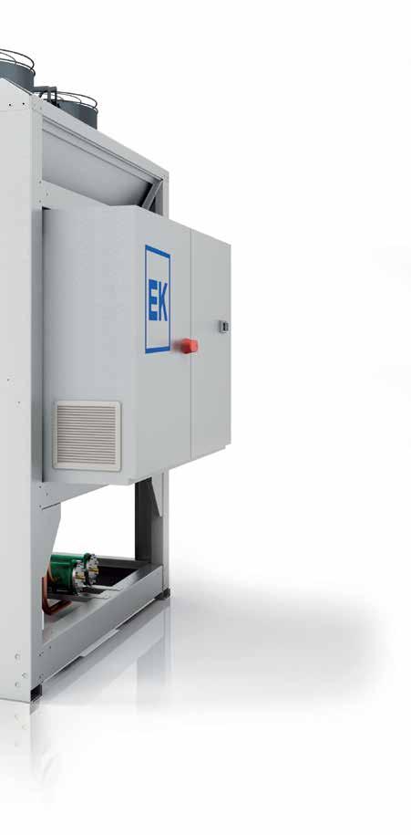 La scelta competitiva Refrigeratori d acqua condensati ad aria per installazione esterna progettati per applicazioni che richiedono elevate prestazioni, riduzione dei costi e capacità di operare in