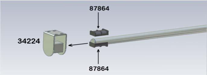 screws (not included in the package) Fig. 4 Screw the screws TE M10x35 UNI 5739 to the frame supports for the fixing of the rectifying shafts (Fig.