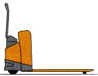 Per tutte le altezze della scaffalatura è necessario utilizzare, per lo spostamento e il sollevamento dei materiali, un carrello elevatore o una gru di adeguata portata e altezza di