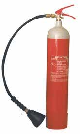 899 12 Kg 55A 233BC 112,00 Estintore portatile a biossido di carbonio CO 2 EN 3 Completo di gancio a muro, dichiarazione di conformità ed istruzioni di uso e manutenzione. CO 2 fire extinguisher COD.