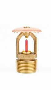 919/B Sprinkler Pendent 1/2 approvato CE UL/FM Attacco 1/2 orifizio 1/2 (13mm) fattore K=80 - per installazione rivolto verso il basso in impianti a umido - pressione max di lavoro 12 bar Finitura in