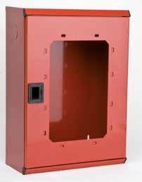 Paraspigoli in materiale plastico. Steel fire cabinet Electa for outdoor/indoor installation COD. SPECIFICA H x B x P (mm) uro 0154.