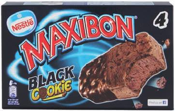 MAXIBON BLACK COOKIE O COOKIE 4 pezzi,