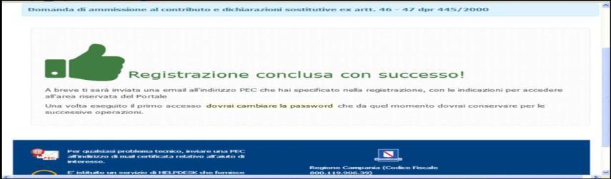 La Registrazione è possibile solo dopo aver flaggato SI per quel che concerne l informativa privacy.