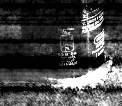 A Sx una immagine IR di una lattina di bibita prima dell azione del PURITY potenziato.