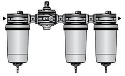 Il funzionamento è completamente automatico, con la minima caduta di pressione. La serie P3Z comprende anche filtri a coalescenza e filtri ad assorbimento per una maggiore purezza dell aria.