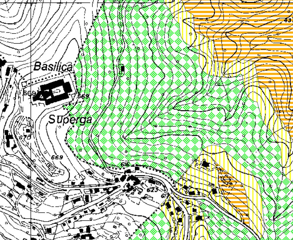 Legenda Estratto cartografico Tavola 1 - Piano di Classificazione acustica, Baldissero T.