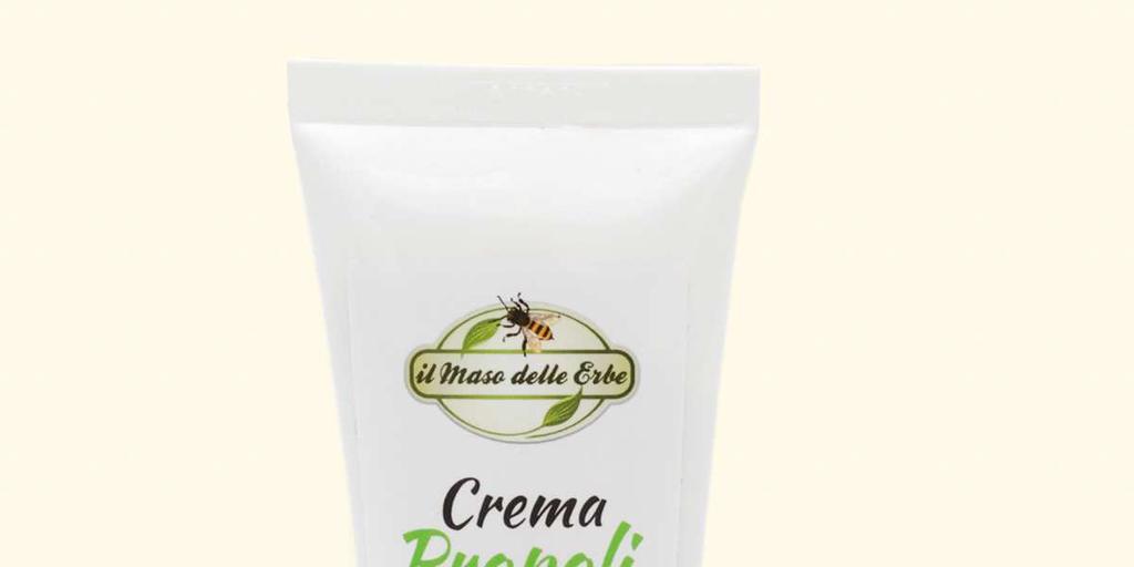Crema alla propoli e lavanda 50 ml Crema consigliata per le pelli impure, per lenire arrossamenti cutanei e come cicatrizzante Crema indicata per affezioni cutanee.