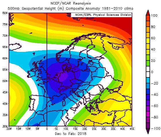 Infatti se poco più freddo della media è stato dicembre il mese di gennaio è stato decisamente più caldo della media e febbraio è stato invece più freddo in particolare a causa dell irruzione di aria