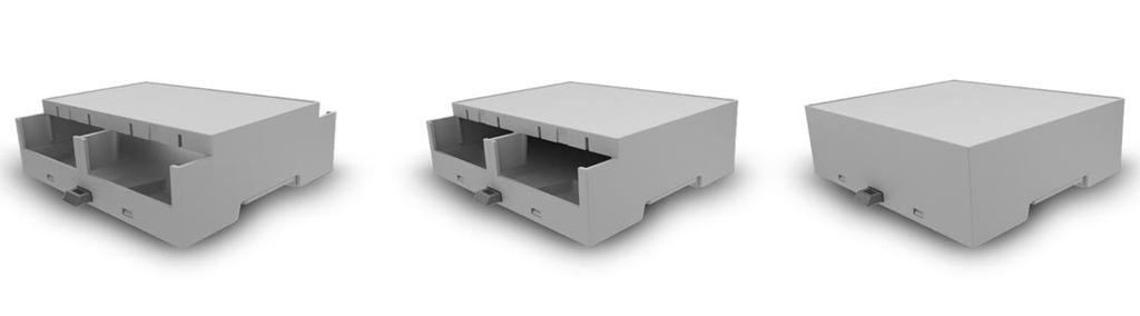 The Modulbox Compact XTS is the latest addition to Italtronic s range of DIN Rail mounting enclosures.