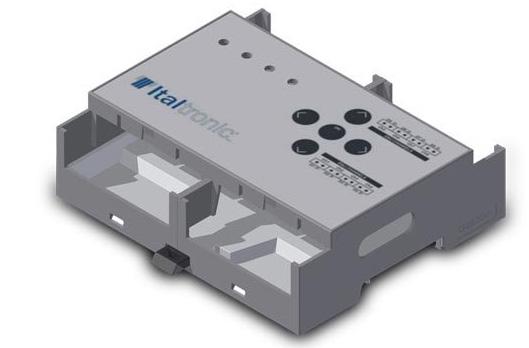 These DIN rail mounting enclosures can be hooked on the GUIDE EN 60715 (made in conformity with standard DIN 38880) or it can be fixed to the wall.
