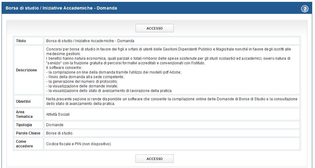 Pagina 6 Accedendo alla procedura, sarà