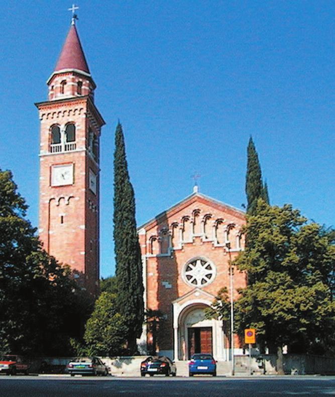 Chiesa di san Pietro consacrata il 13 maggio 1928. del 1921 dal Comune di San Pietro al Giudizio distrettuale di Gorizia allo scopo di ottenere il risarcimento dei danni di guerra.