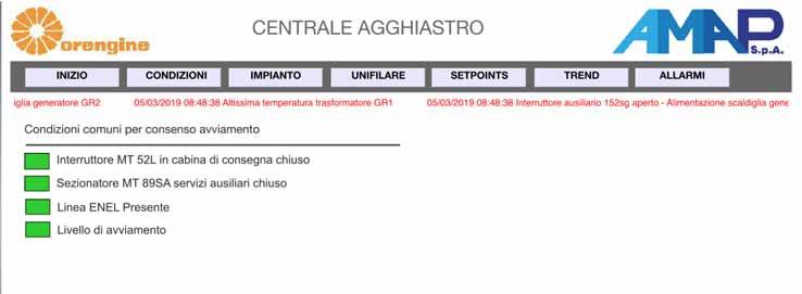 SISTEMA DI SUPERVISIONE E TELECONTROLLO Si riporta la