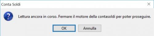 10 di 10 Extra Utilizzo Contasoldi MACH5 con mophas Desktop Verificato il corretto funzionamento della comunicazione tra PC e Selezionatrice tramite il programma Docklight, la lettura dei conteggi da