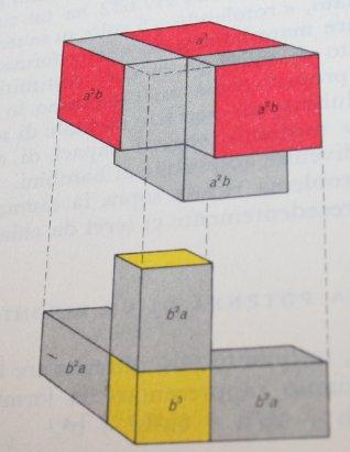 Prodotti notevoli Cubo di un binomio (a + b) 3 = a 3 + 3a 2 b