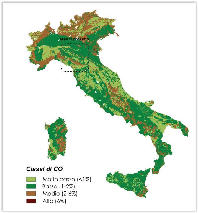 Carbonio organico nei