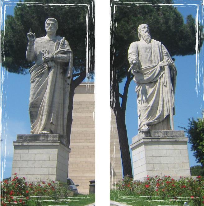 La facciata Al centro della facciata, ai lati della croce, altri due grandi angeli, opera di Federico Papi.