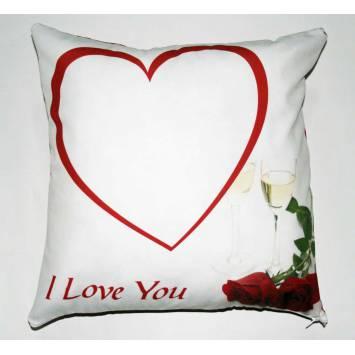 Codice: CU01VL8 Cuscino 40 x 40 cm con stampa Cuore e