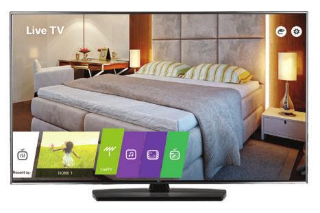 UV761H HOTEL TV ULTRA HD HDR 43 Hotel TV Ultra HD HDR Risoluzione 3840x2160 Supporto HDR 10/Dolby Vision Smart TV webos 3.