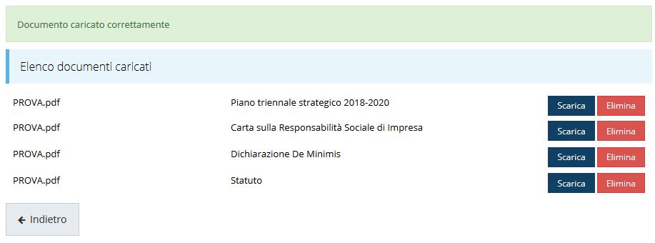 Figura 39 - Tipologie di file ammessi per uno specifico documento Facciamo anche notare che la tipologia di file firmato digitalmente (nell esempio.p7m) è sempre ammesso, anche quando non necessario.