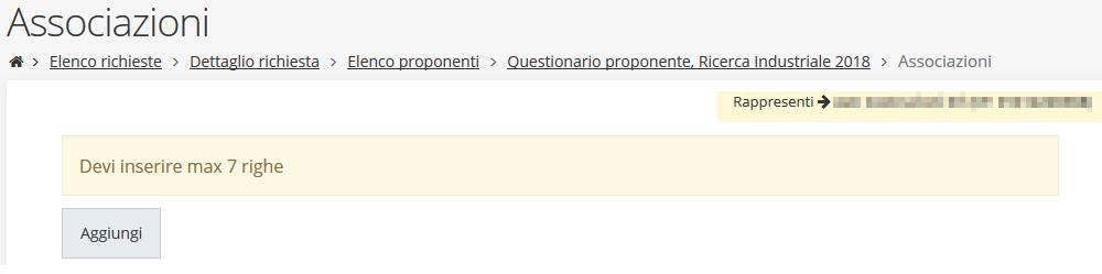 con DGR. 671/2017) di cui il proponente è socio.