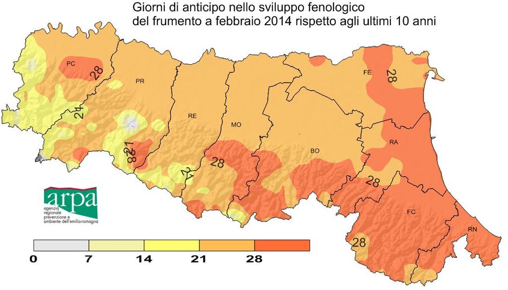 Altra stranezza riguarda le precipitazioni.