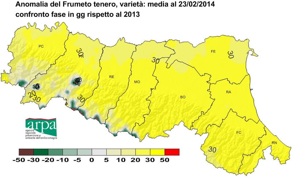 FENOLOGIA: mappe di stima