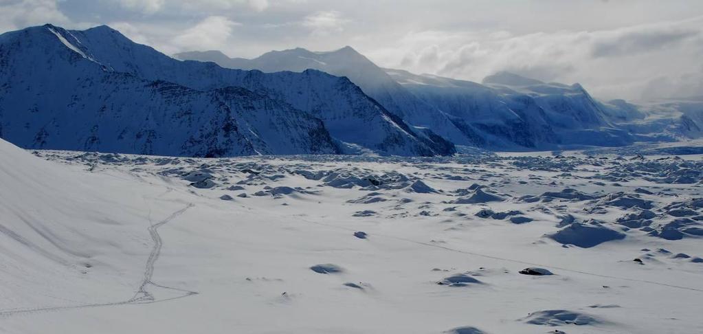 I ghiacciai delle Chugach hanno dimensioni gigantesche.