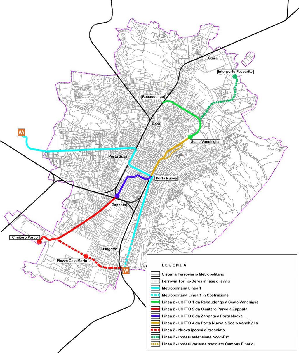 Metro Linea 2 Torino - ipotesi lotti di intervento Cos è OTI PIEMONTE OTI PIEMONTE è un osservatorio sulle opere infrastrutturali creato nel 2002 al fine di sensibilizzare e stimolare i soggetti