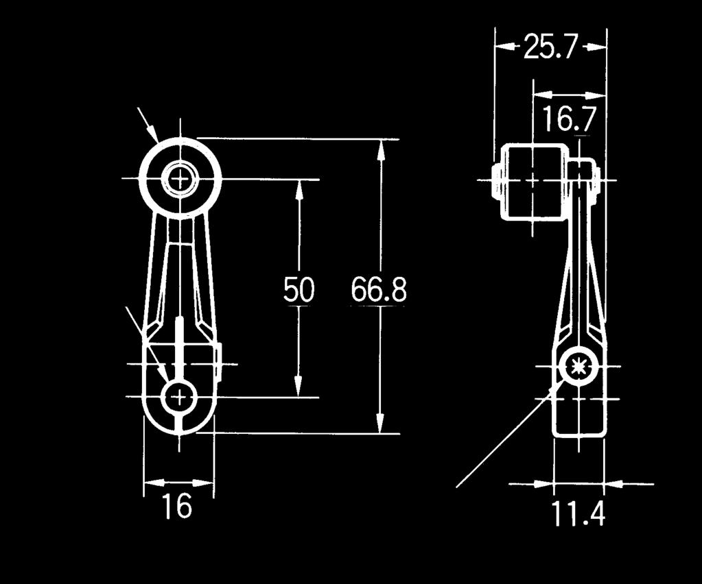 Vite a testa esagonale M5 Ø 7,3 11,5 Nota: Capovolgere la piastra indicatrice durante il montaggio.