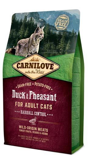 CARNILOVE LAMB & WILD BOAR FOR ADULT CATS STERILISED PER GATTI ADULTI STERILIZZATI INGREDIENTI: carne di cinghiale disidratata (35%), carne di agnello disidratata (24%), piselli gialli (19%), grasso