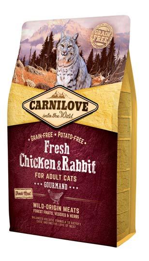 CARNILOVE FRESH Carp & Trout STERILISED PER GATTI ADULTI STERILIZZATI INGREDIENTI: carpa fresca senza lisca (25%), trota disidratata (20%), salmone fresco senza lisca (14%), salmone disidratato